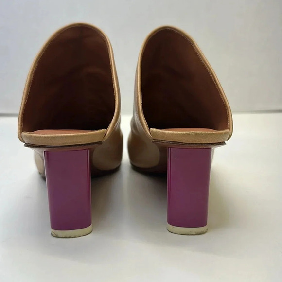 Vetements Demna Gvasalia High Heel Shoe Open Back Heeled Mules Tan Brown Size 36 - Picture 6 of 11